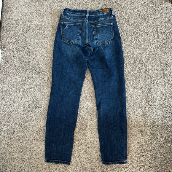 Judy Blue Medium Wash Slim Fit Straight Leg Ankle Jeans Women’s Size 26 - Picture 3 of 13